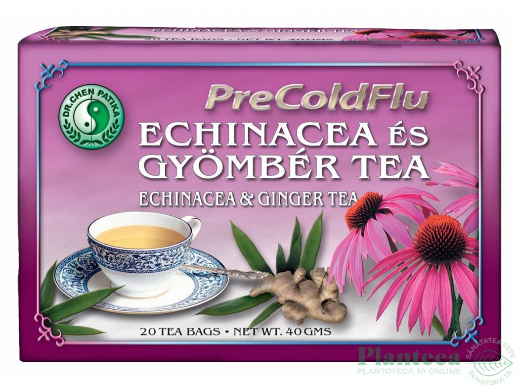 Ceai PreColdFlu echinaceea ghimbir 20dz - DR CHEN PATIKA