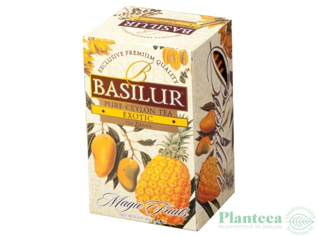 Ceai negru ceylon Magic Fruits exotic 20dz - BASILUR