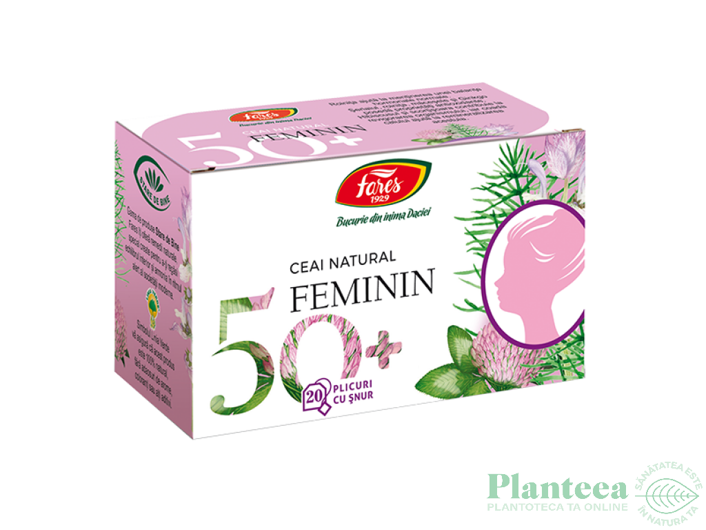 Ceai natural Feminin 50+ 20dz - FARES