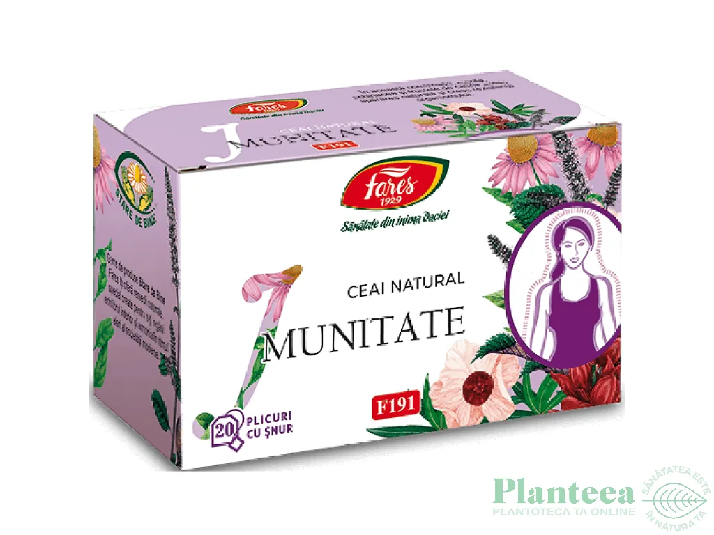 Ceai natural Imunitate 20dz - FARES