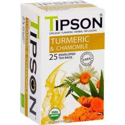 Ceai turmeric organic musetel 25dz - TIPSON