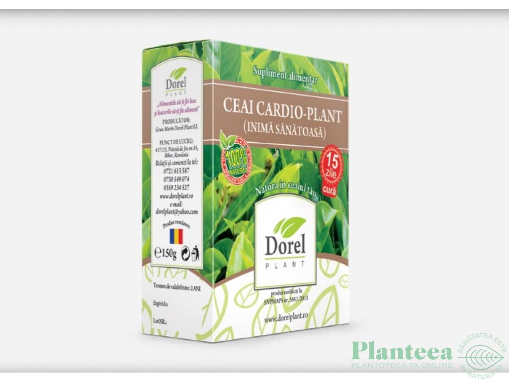 Ceai Cardio plant 150g - DOREL PLANT