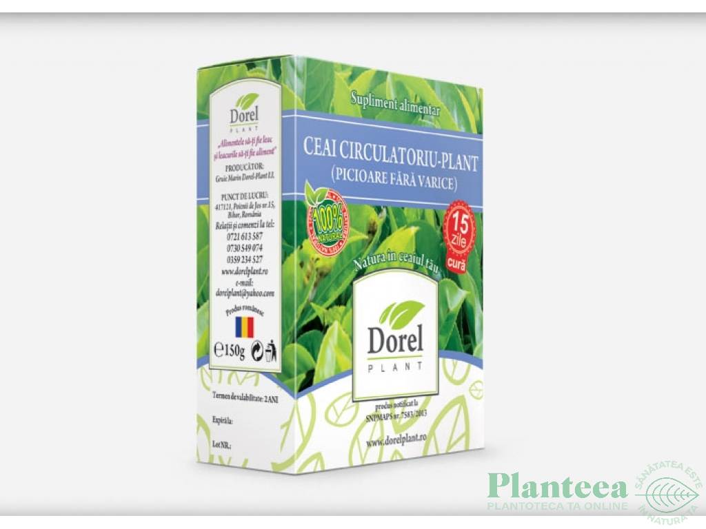 Ceai Circulatoriu plant 150g - DOREL PLANT