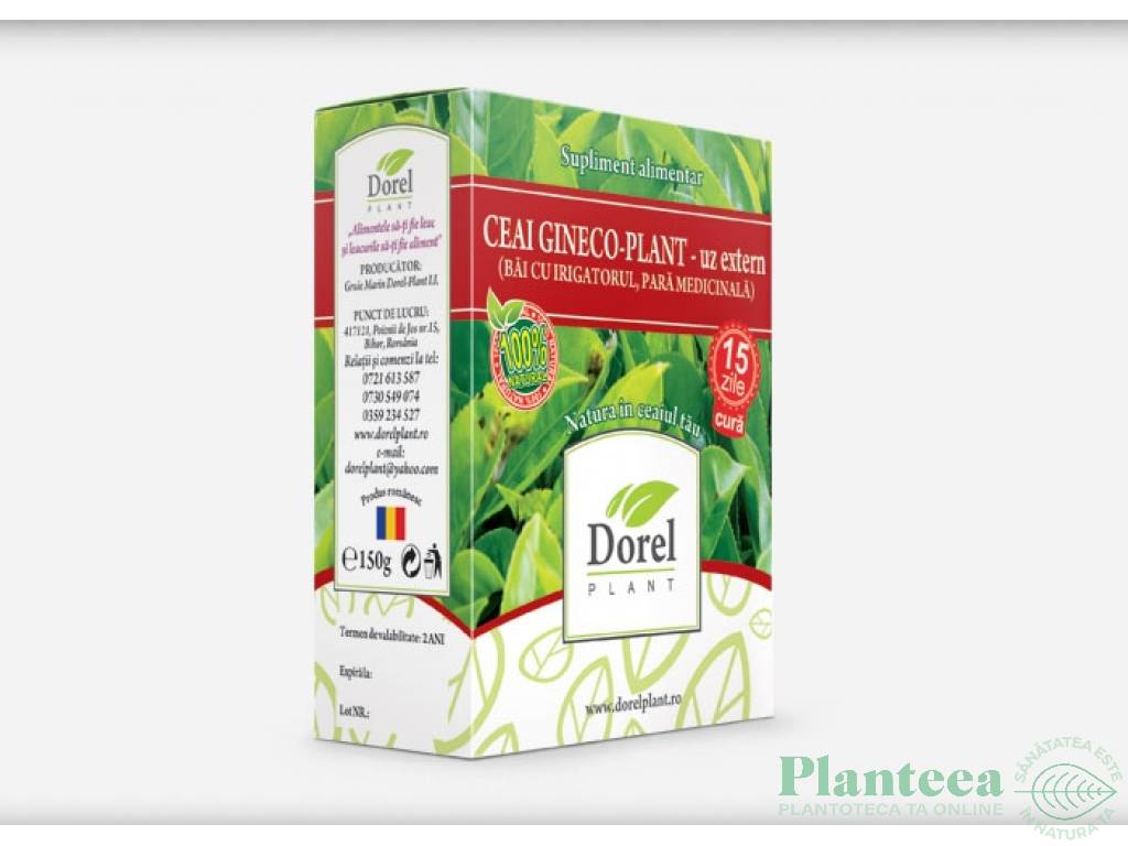 Ceai Gineco plant [afectiuni ginecologice externe] 150g - DOREL PLANT