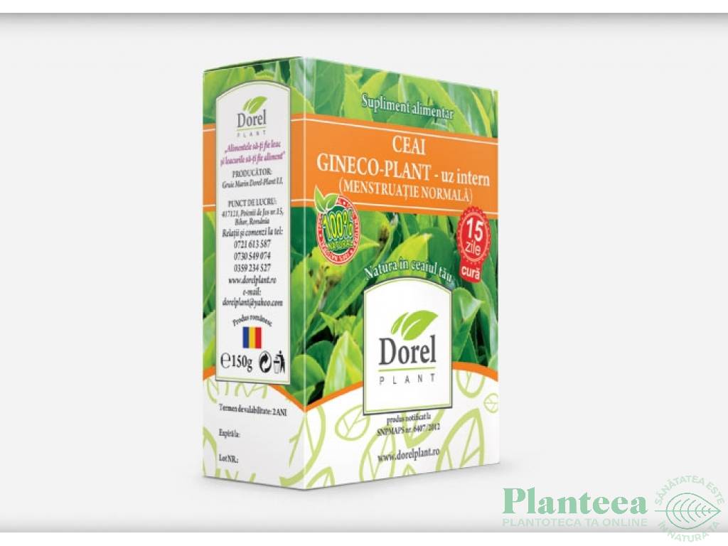 Ceai Gineco plant [afectiuni ginecologice interne] 150g - DOREL PLANT