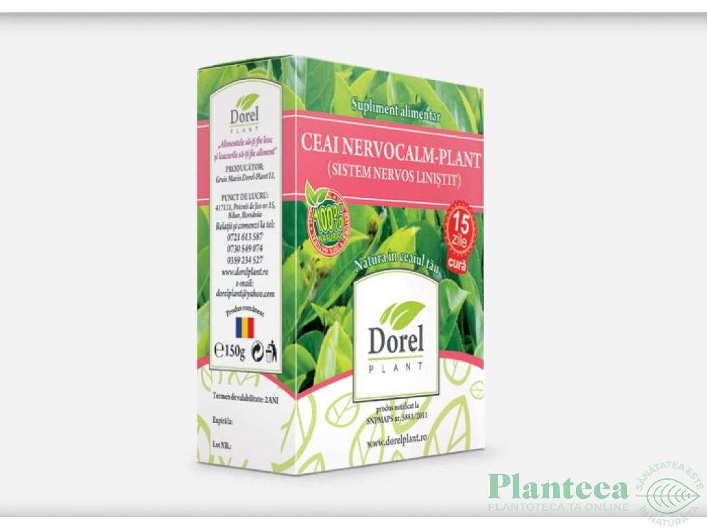 Ceai Nervocalm plant 150g - DOREL PLANT