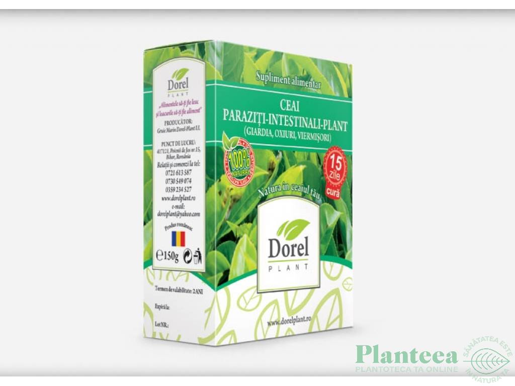 Ceai Paraziti intestinali plant 150g - DOREL PLANT