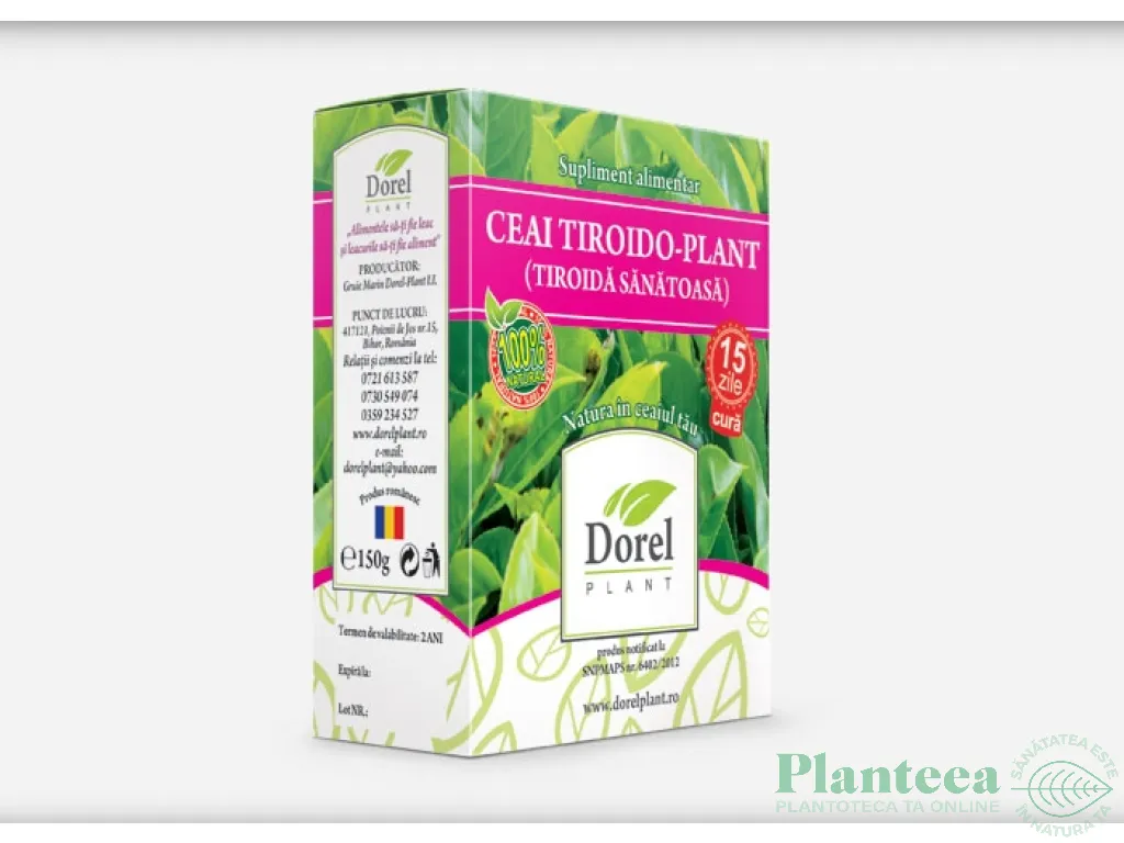 Ceai Tiroido plant 150g - DOREL PLANT