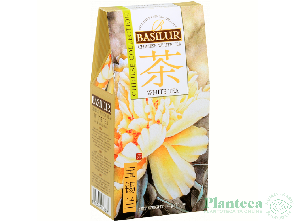 Ceai alb chinezesc Chinese white tea refill 100g - BASILUR