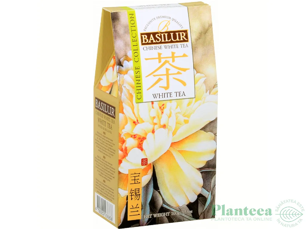 Ceai alb chinezesc Chinese white tea refill 100g - BASILUR