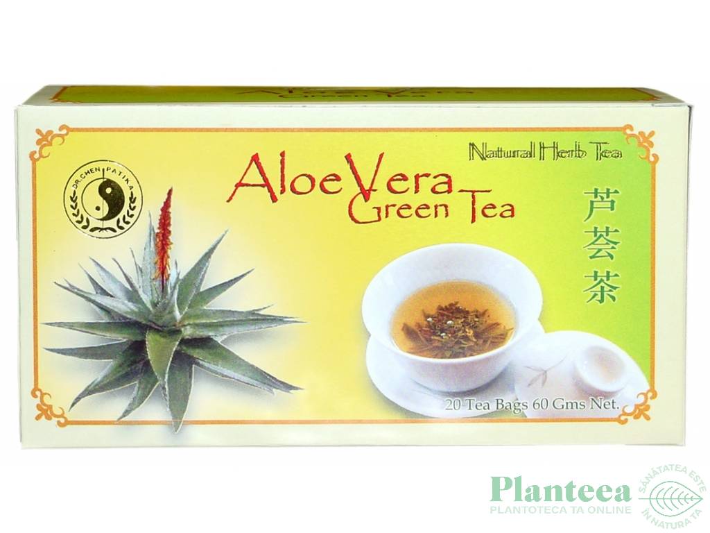 Ceai verde aloe vera 20dz - DR CHEN PATIKA