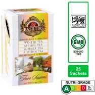 Ceai negru/verde Four Seasons asortat 4sort 25dz - BASILUR