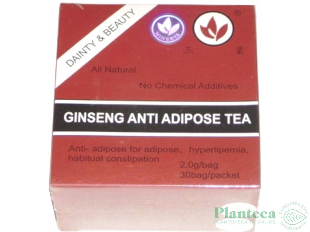 Ceai antiadipos ginseng 30dz - MINERVA