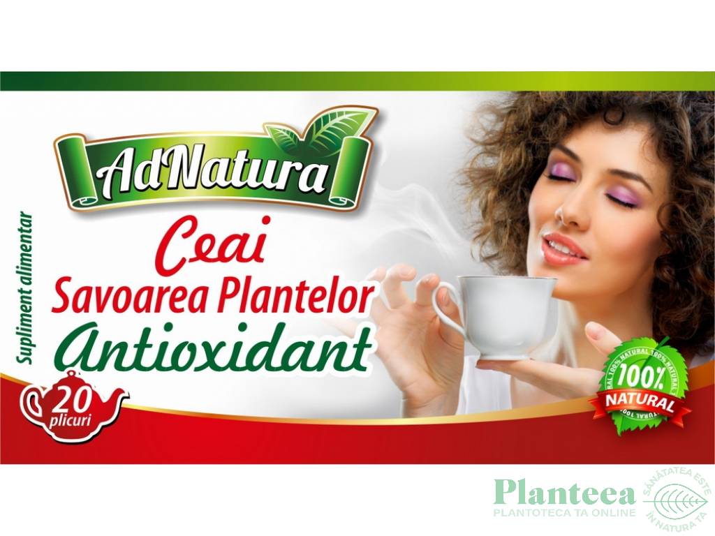 Ceai antioxidant Savoarea Plantelor 20dz - ADNATURA
