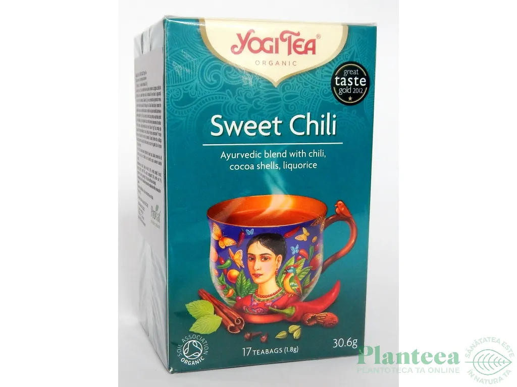 Ceai Sweet Chilli cacao eco 17dz - YOGI TEA