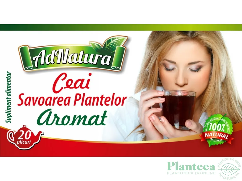 Ceai aromat Savoarea Plantelor 20dz - ADNATURA