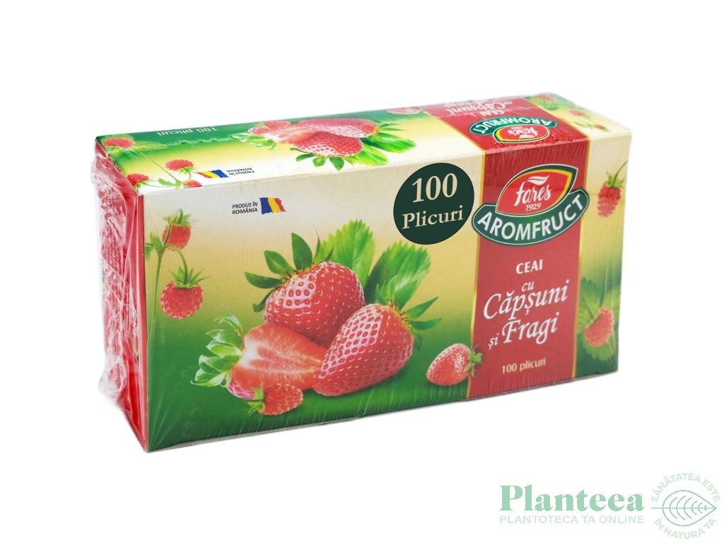 Ceai cu capsuni fragi 100dz - FARES