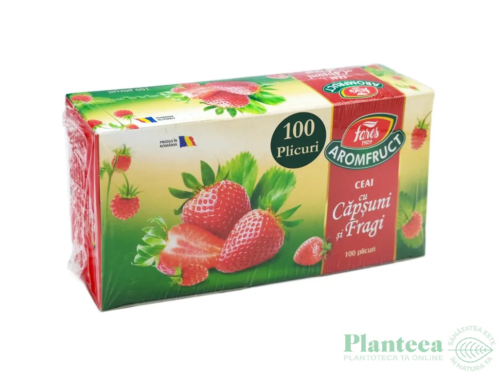 Ceai cu capsuni fragi 100dz - FARES