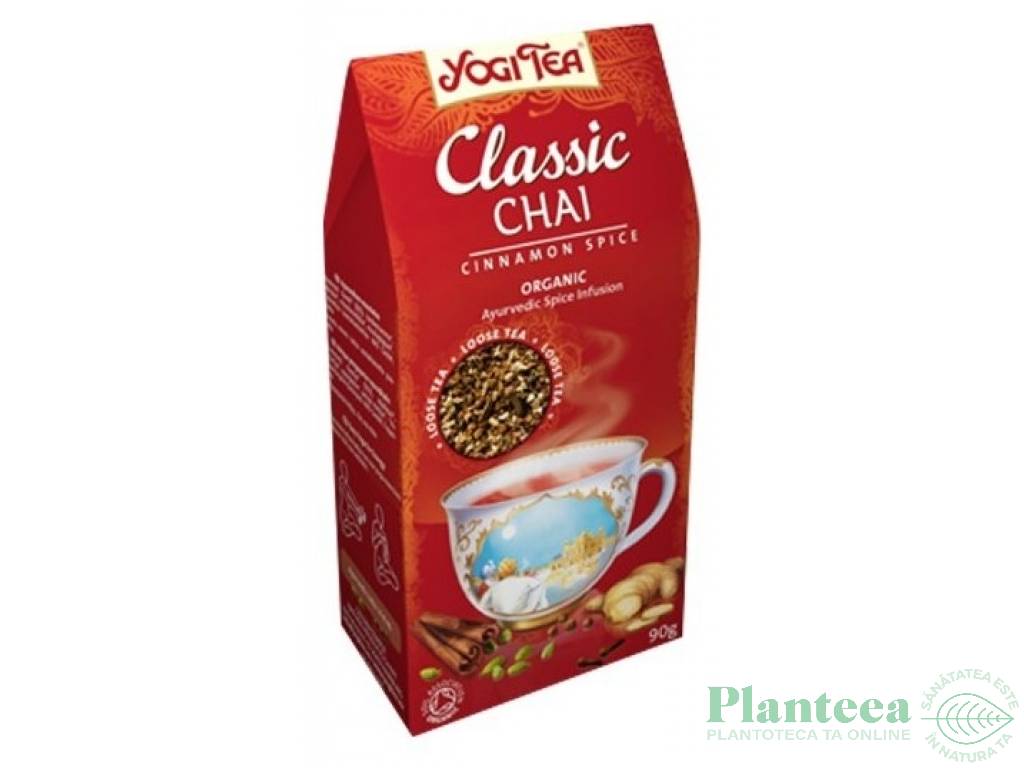 Ceai scortisoara Classic chai eco 90g - YOGI TEA