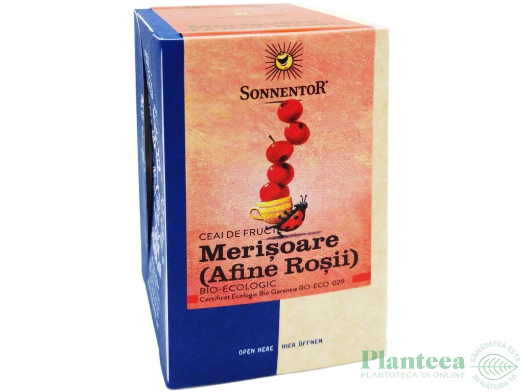 Ceai cu merisoare eco 18dz - SONNENTOR