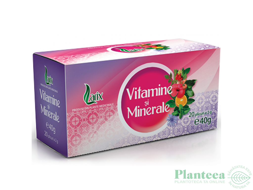 Ceai vitamine minerale 20dz - LARIX