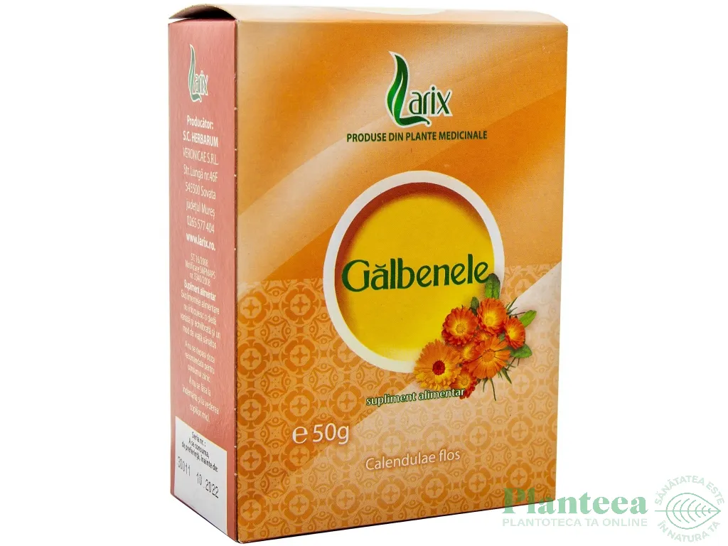 Ceai galbenele 50g - LARIX