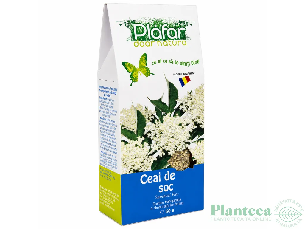 Ceai soc flori 50g - PLAFAR