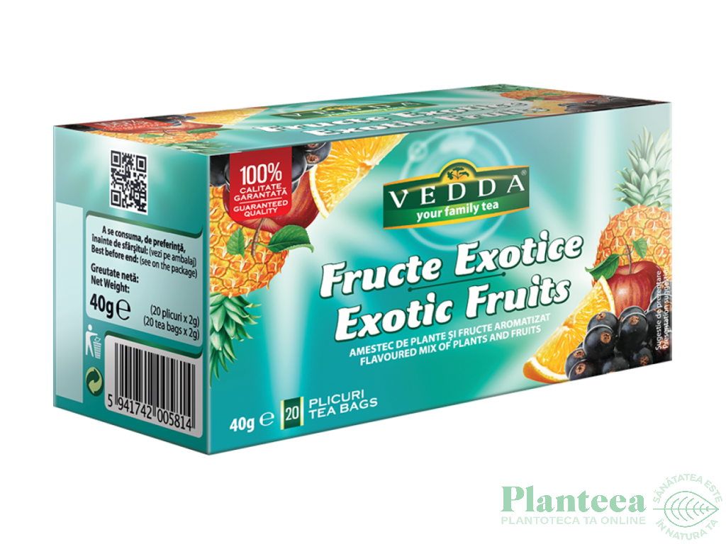 Ceai fructe exotice 20dz - VEDDA