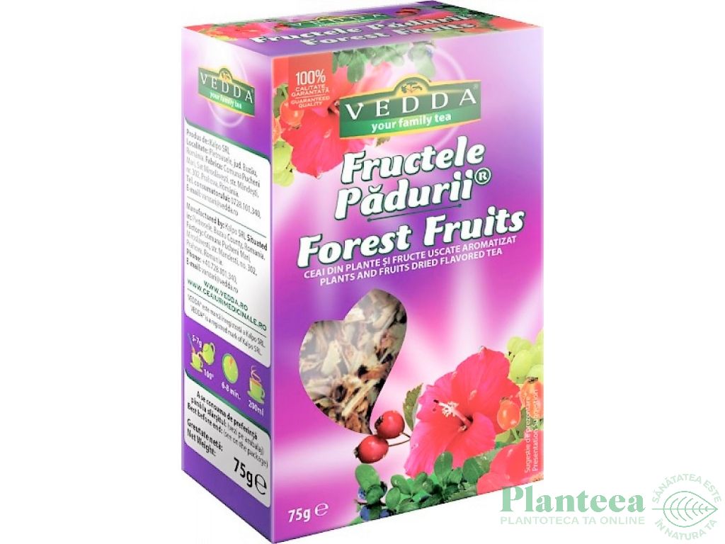 Ceai fructe padure 75g - VEDDA