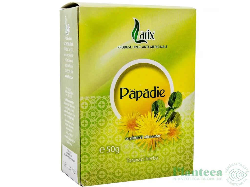 Ceai papadie frunze 50g - LARIX