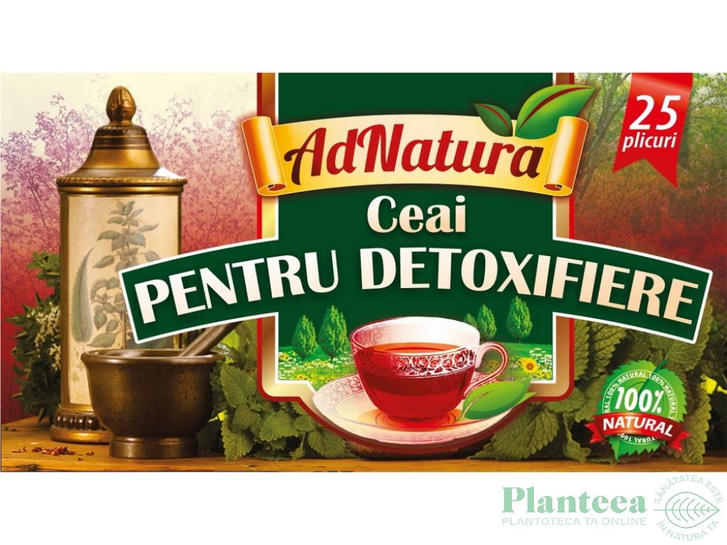 Ceai detoxifiere 25dz - ADNATURA