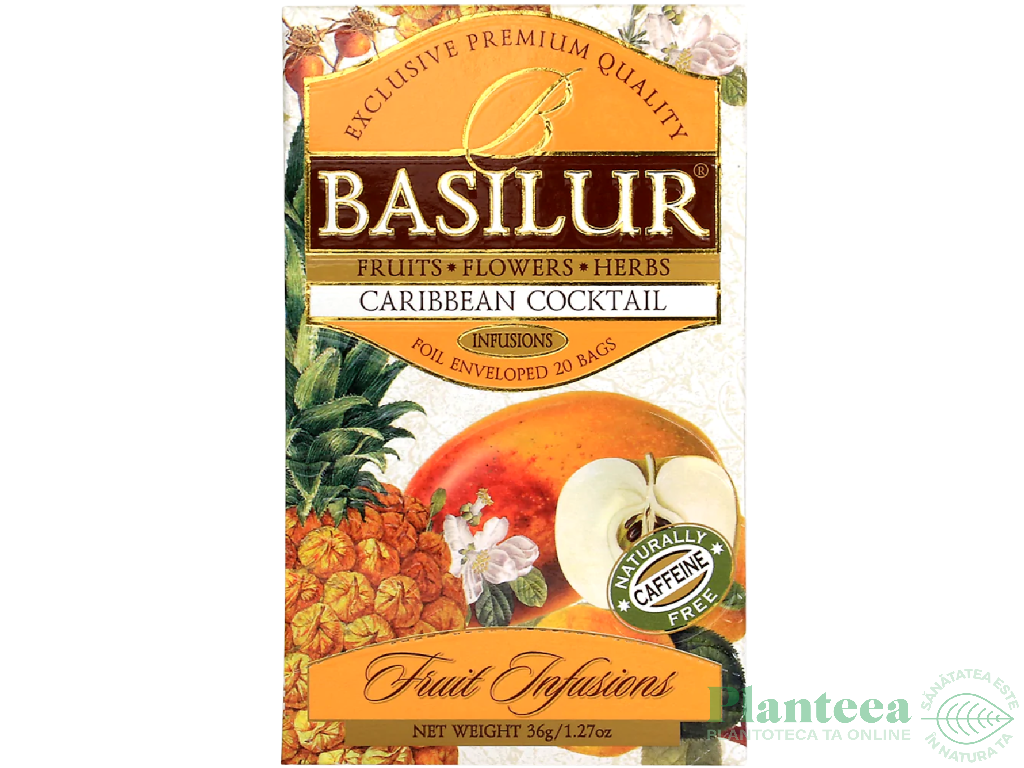 Ceai Fruit Infusions caribbean cocktail 20dz - BASILUR