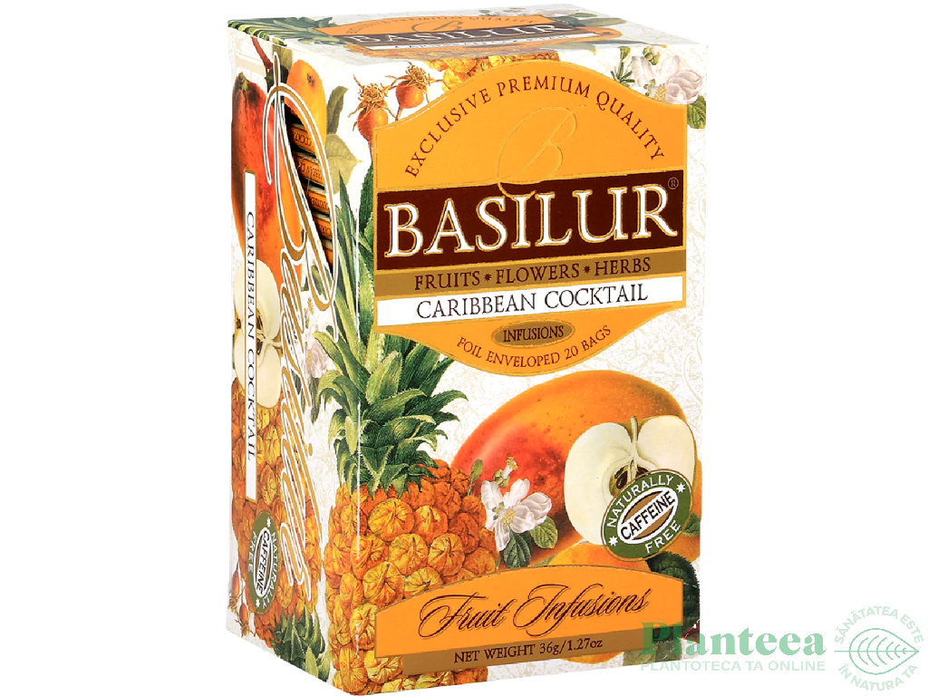 Ceai Fruit Infusions caribbean cocktail 20dz - BASILUR