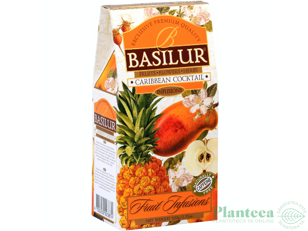 Ceai Fruit Infusions caribbean cocktail refill 100g - BASILUR