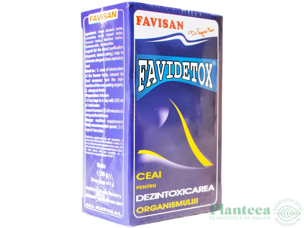 Ceai favidetox 20dz - FAVISAN