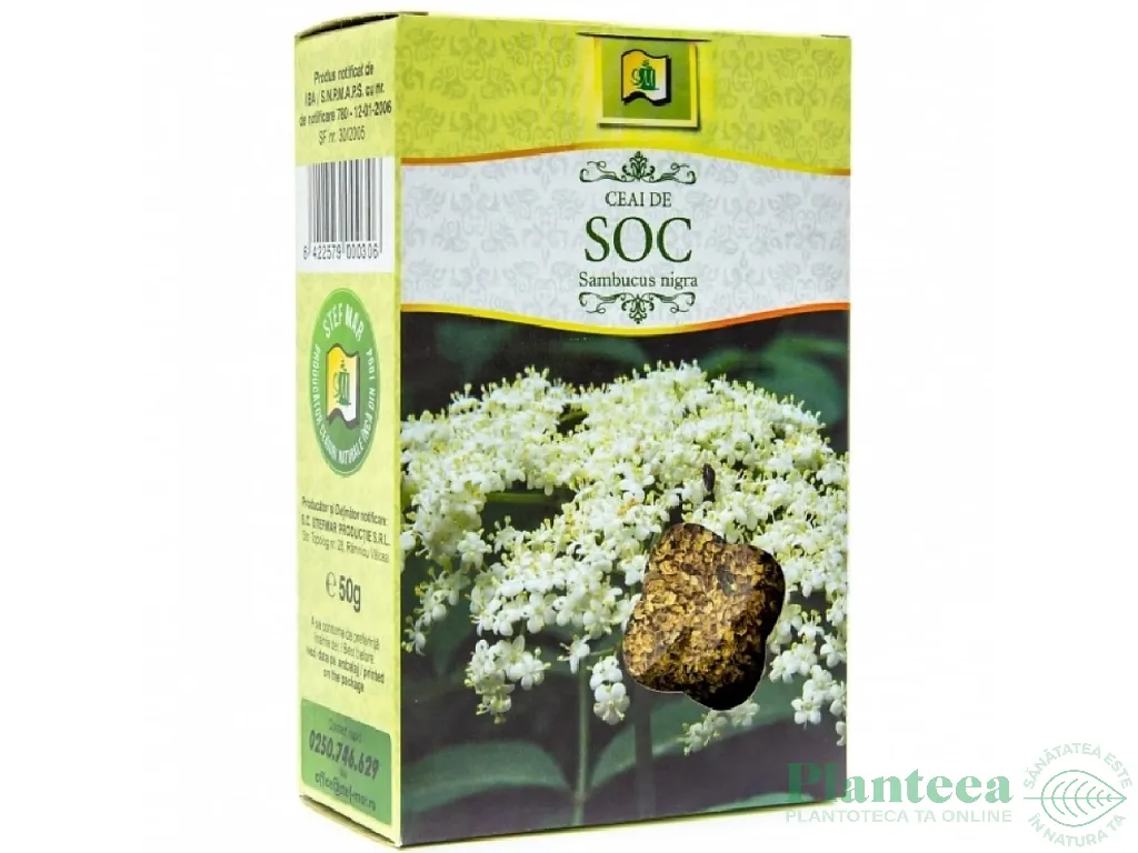 Ceai soc flori 50g - STEFMAR