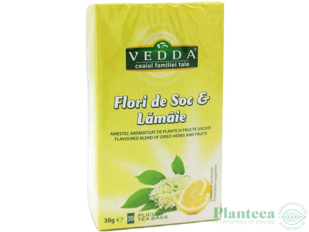 Ceai flori soc lamaie 20dz - VEDDA
