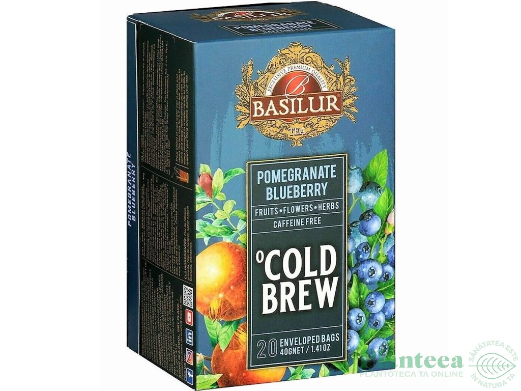 Ceai Cold Brew hibiscus Rodie Coacaze 2gx20dz - BASILUR