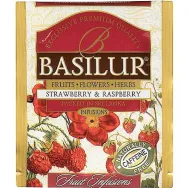 Ceai Fruit Infusions capsuni zmeura 1,8gx25dz - BASILUR