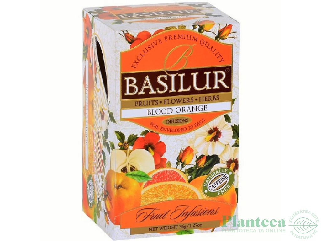 Ceai Fruit Infusions blood orange 20dz - BASILUR