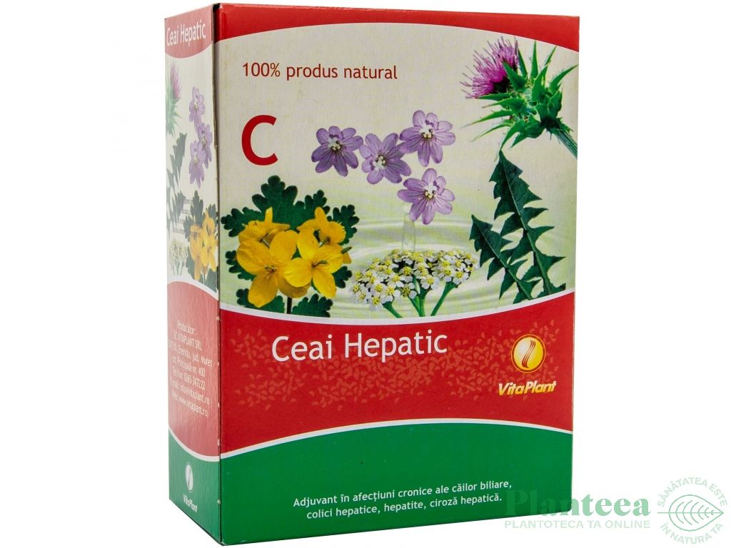 Ceai hepatic[ciroza hepatica] 100g - VITAPLANT