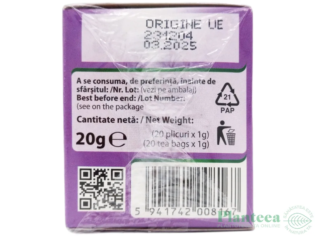 Ceai lavanda 20dz - VEDDA