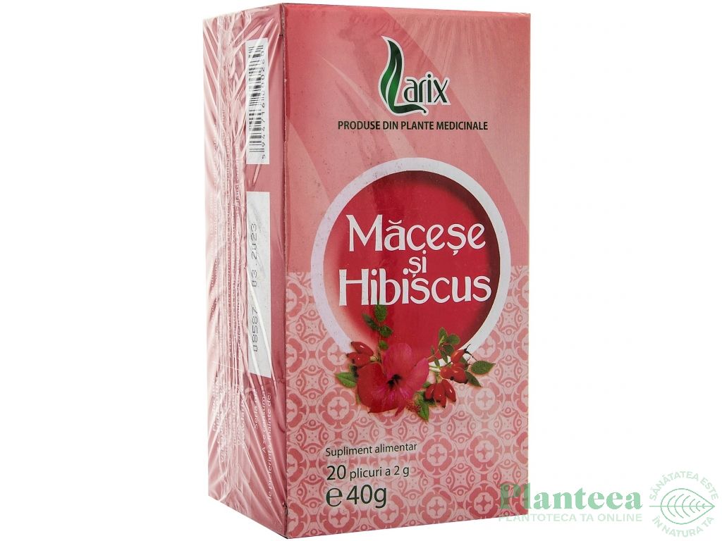 Ceai macese hibiscus 20dz - LARIX