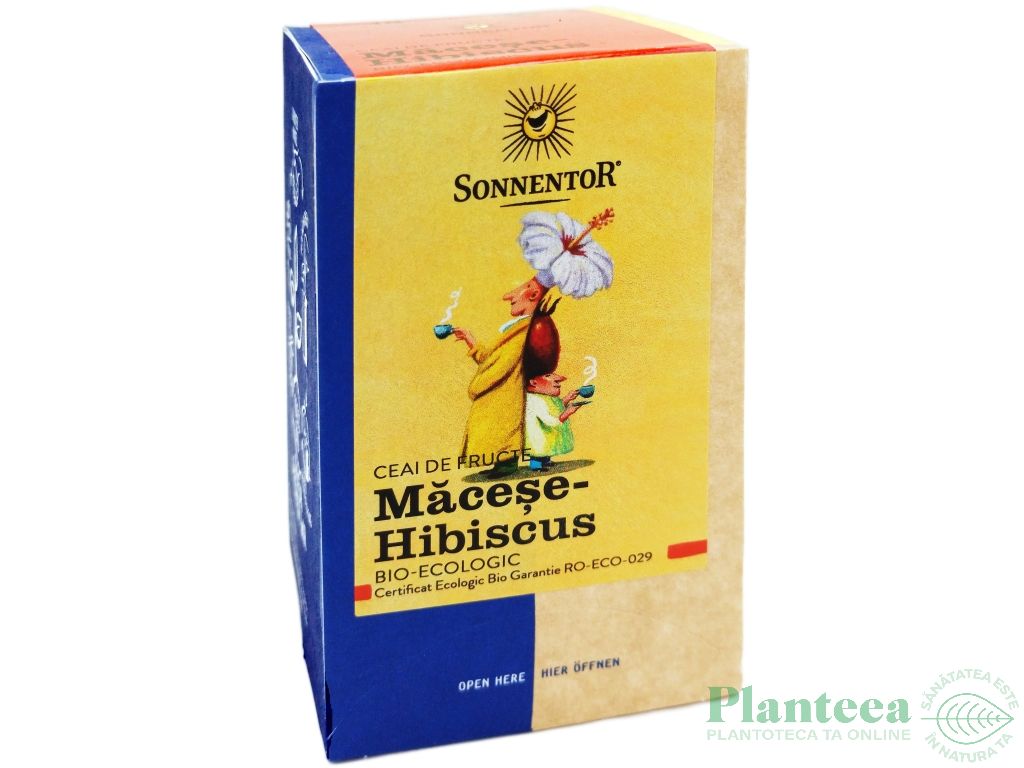 Ceai macese hibiscus eco 18dz - SONNENTOR