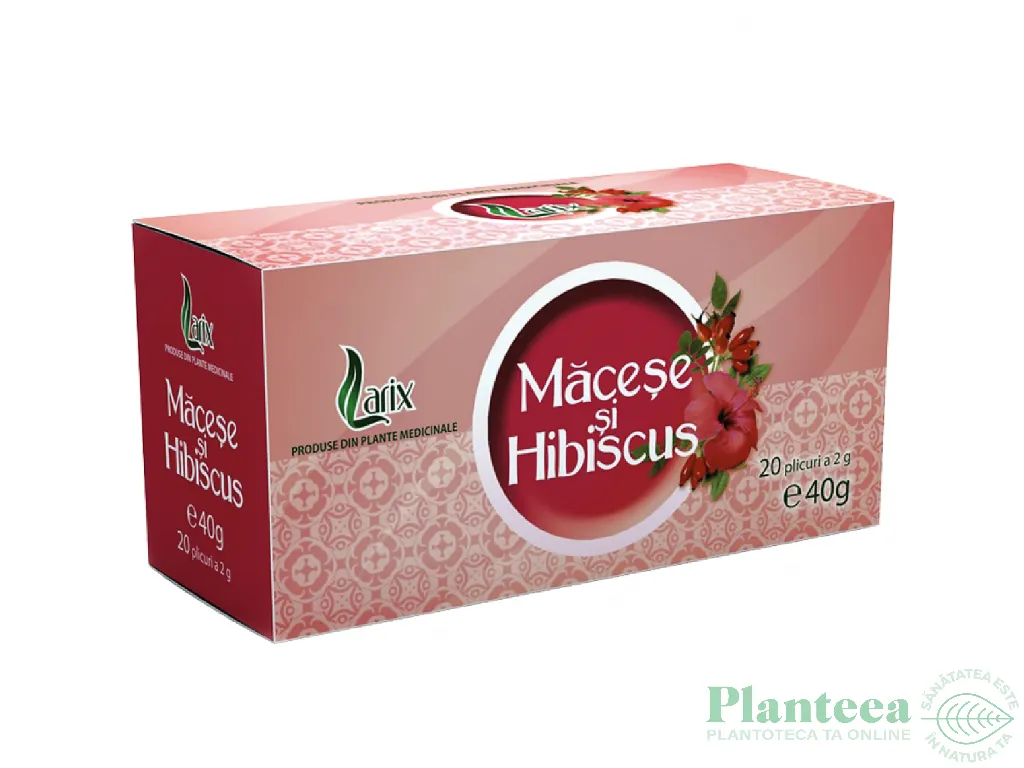 Ceai macese hibiscus 20dz - LARIX
