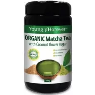 Ceai verde matcha nectar flori cocos pulbere 250g - YOUNG PHOREVER