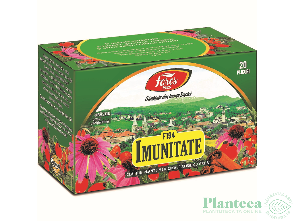 Ceai medicinal imunitate 20dz - FARES