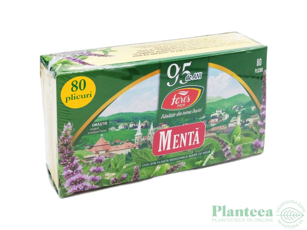 Ceai menta 80dz - FARES