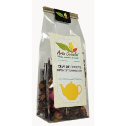 Ceai fructe cu capsuni 100g - MOUNT HIMALAYA TEA