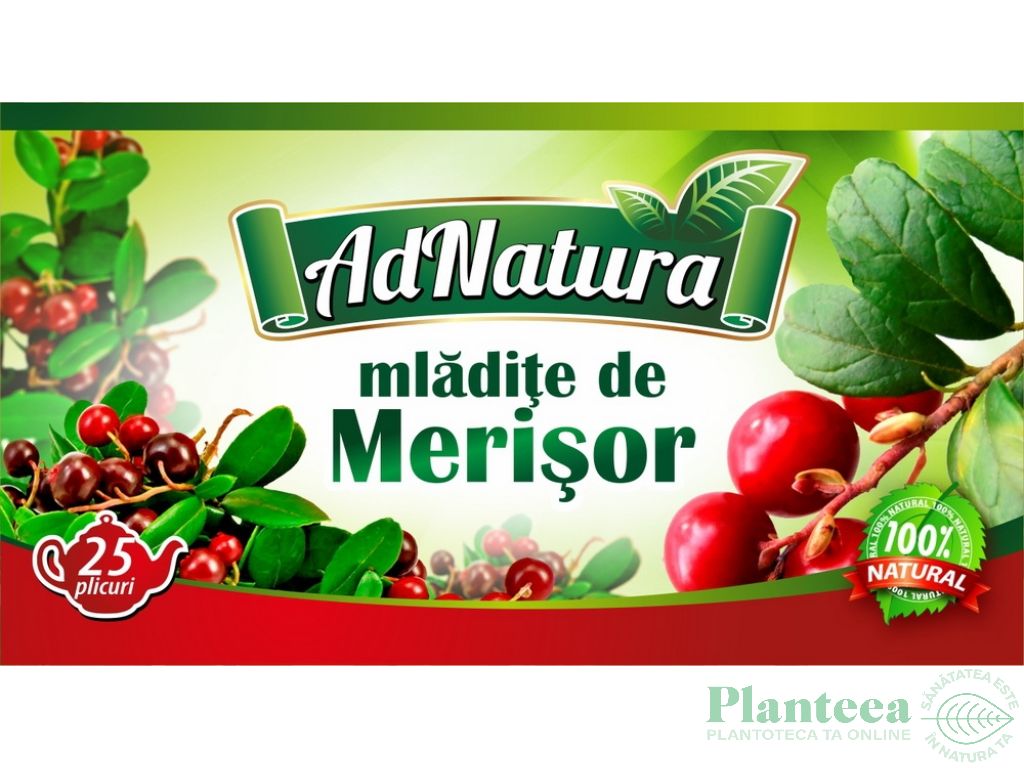 Ceai merisor mladite 20dz - ADNATURA